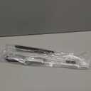 Blulu 2 Pcs 18 Inch Extended Flip Lever Flush Bolt for Double Door, Extra Long Heavy Duty French Door Locks Hardware (Matte Black)