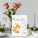 Mimosa Bar Sign With Stand Stand 5x7 Inch,Table Decor Bridal Shower Sign,Mimosa Bar Supplies Decorations,Bar Sign For Wedding Engagement