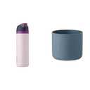 Owala 24oz Insulated Stainless Steel Water Bottle and 32oz Silicone Protective Sleeve Bundle