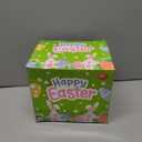 Jumbo 4" Easter Eggs Filled with Wind-up Toys , 8 Pack Colorful Easter Egg Wind Up Jumping Bunnies and Chicks Hunt Filling Treats Easter Basket Stuffers Easter Party Favors for Kids Boys Girls