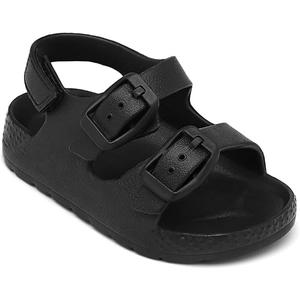 ChayChax Toddler Boys Girls Double Buckle Sandals Children's Adjustable Back Strap Water Sandal Size 7