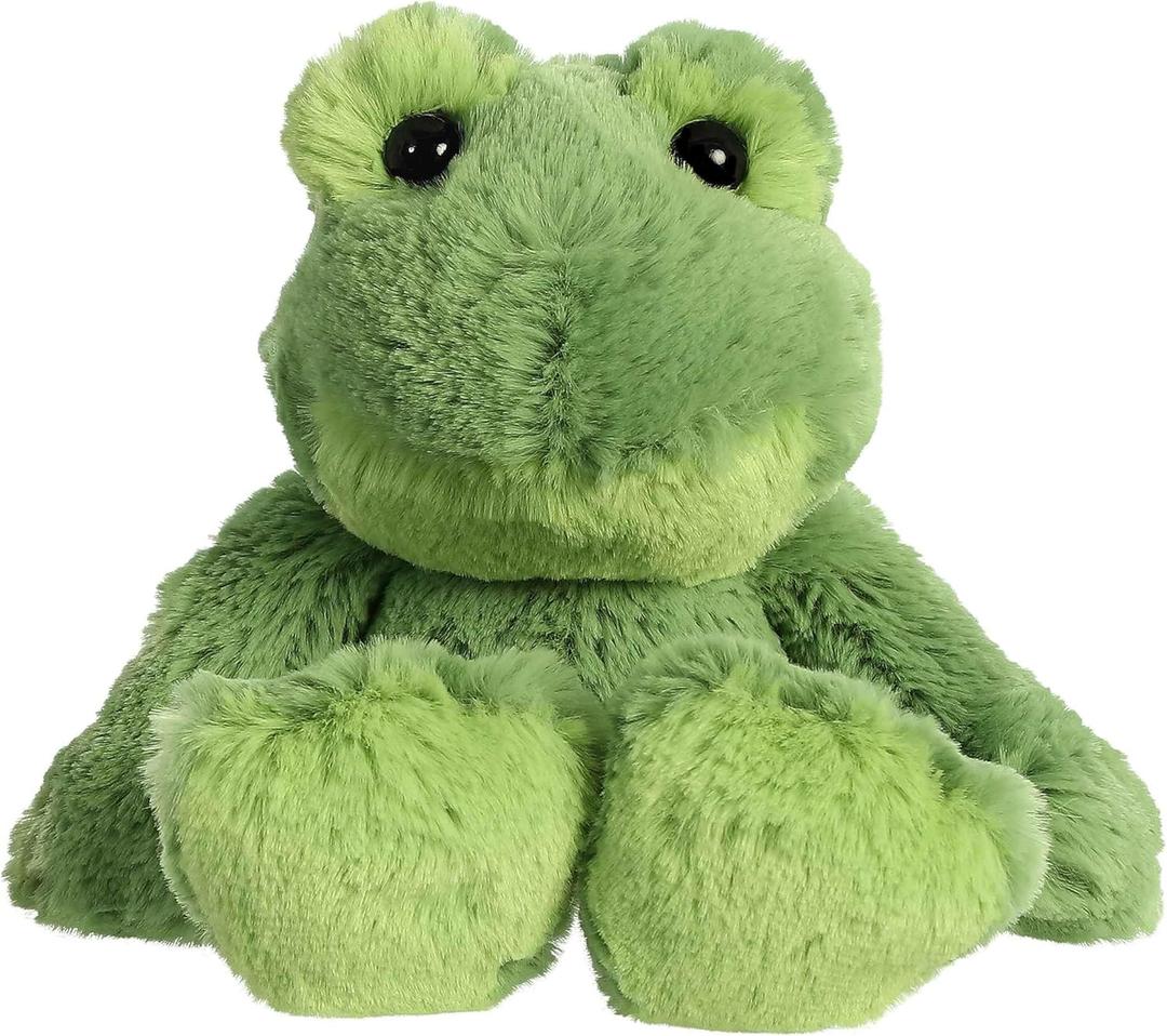 Aurora Adorable Mini Flopsie Fernando Frog Stuffed Animal - Playful Ease - Timeless Companions - Green 8 Inches (Small)