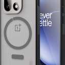 Nillkin Magnetic for OnePlus 15 Case Clear, Compatible with MagSafe, Military Grade Drop Tested, Shockproof Slim Fit One Plus 15 Case, Frosted Shield Pro for OnePlus 15 MagSafe Case, Transparent Black