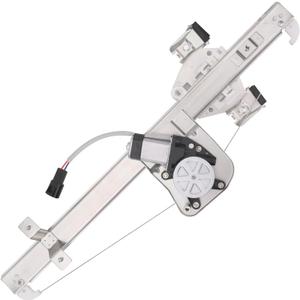741-389 Rear Right Passenger Side Window Lift Regulator with Motor Compatible with 2007-2013 Chevy Silverado/GMC Sierra 1500/2500HD/3500HD Extended Cab Pickup