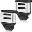 Drill Holder for Tool Belt,Drill Belt Clip,Drill Holster,Tape Measure Holder, Fits Up to 2.7" Belt (Black) 2 Pack