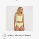 Organic Basics Women's Smooth Thong Seamless Underwear (Yellow, S)