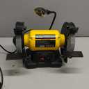 Digital Display 8 Inch Variable Speed Bench Grinder, 3/4HP 5.0 Amp Power Bench Grinder with Work Light, Adjustable Tool Rest and Cast Iron Base for Knife, Chisel