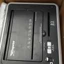 Paper Shredder for Home Office, 60 Sheets Auto Feed, 55dB Super Quiet, P-4 Cross Cut, 2.4m/min High-Speed Shredding, 5.8 Gallon Bin, CD/Credit Card Shredder with Anti-Jam & Dual Modes