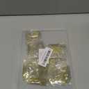 TIHOOD 200PCS 2inch Ornament Hooks, Christmas Ornament Hangers, Christmas Tree Hanger Baubles Ball Metal Hooks Xmas Decoration S Hooks (Gold)