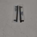 2 Pack 7 1/2 Inch 192 mm Black Cabinet Handles Cabinet Pulls Aluminum Handles Knurled Drawer Pulls Oxidation Finish with Diamond Pattern 8.6" Length (7.5" Hole Center)