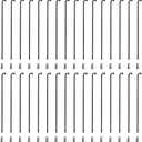 S SENQI Bicycle Spokes Electric Bicycle E-Bike Tricycle Wheel 13G 2.2mm Steel 90mm-305mm with Copper Cap 72 pcs Black