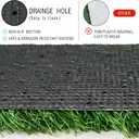 XLX TURF Green Artificial Grass Table Runner for Sport Golf Spring Summer Party Decorations - 12 x 36 Inches Short Fake Grass Crafts Table Centerpiece Wedding Baby Shower