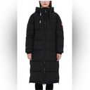 PUREMSX Womens Long Puffer Coat, Warm Thick Insulated Quilted Outdoor Windproof Hooded Jacket XS