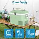 Megiu Car Refrigerator Portable 12V Fridge 19 Quart (18 Liter) 12 Volt Freezer Compressor Cooler 12V/24V DC 110240 V AC for Truck Van RV Camper SUV and Home Use -18~+15