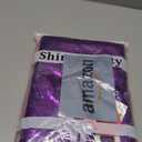 ShinyBeauty Gold Purple Sequin Curtains 4 Panels for Wedding Celebrations Party Decoration Shimmer Glitter Fabric Backdrops