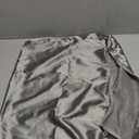 HOMBYS Satin Pillow Case for Contoured Support Pillow (DO NOT Include Pillow) -Zippered Pillow Cover for Neck Pillow for Cervical 1 Pack-Silky, Smooth and Breathable, Silver Grey