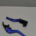 Ride IT Short Brake Clutch Levers for Ninja 250R 2008-2012, Ninja 300R Z300 2013-2018,Ninja400 Z400 2018-2020,Z250/SL 2015-2017,Z1250 pro 2017-2020,Ninja125 2019, Compatible with Versys 300X 17-20 (Blue)