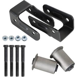 Pair Rear Leaf Spring Shackle Kit Replacement for Chevy Blazer S10 Replacement for GMC Jimmy S15