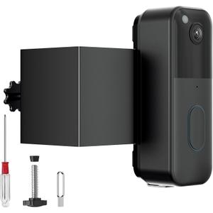 Blink Doorbell Mount No Drilling Bracket Fit for Blink Video Doorbell (1st & 2nd Gen) No Front Cover, Anti-Theft