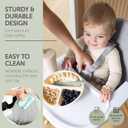 Convertible High Chair for Babies, Toddlers, Kids & Children - Wooden Highchair with Adjustable Height & Dishwasher Safe Tray - Wood Feeding & Dining Chair - Converts to Booster Seat - KoolaBaby