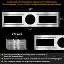 New Construction Mounting Plate, 4 Inch, LED Recessed Lighting Housing Kits, Flat Steel Rough in Bracket Fixture for LED Light Bar, 12PC Shallow Recessed Lighting Housing Plate
