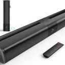 Sound Bar for Smart TV, 2 in 1 Detachable Home Audio Soundbar Speaker,20 Sound Bar for TV with Optical/AUX/HDMI-ARC/Bluetooth Connection for PC/Gaming/Projectors, Wall Mountable