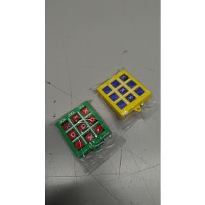 16 Pcs Tac Toe Game Birthday Summer Party Favors Goodie Bags Stuffers for Kids 8-12 Classroom Prize Puzzle Game Treasure Toys Bulk Keychain Pinata Filler Return Gifts for Girl Boy (Classic Color)