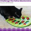 Catstages Nina Ottosson Buggin' Out Puzzle & Play Interactive Cat Puzzle Feeder for Indoor Cats, 16 Hidden Treat Compartments, Slow Feeder, Durable & Easy-Clean, 13in x 9.5in