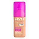 NYX PROFESSIONAL MAKEUP Make 'Em Wonder Liquid Foundation, 24HR Foundation Makeup With A Soft Matte Finish, Buildable Full Coverage - 12 Natural