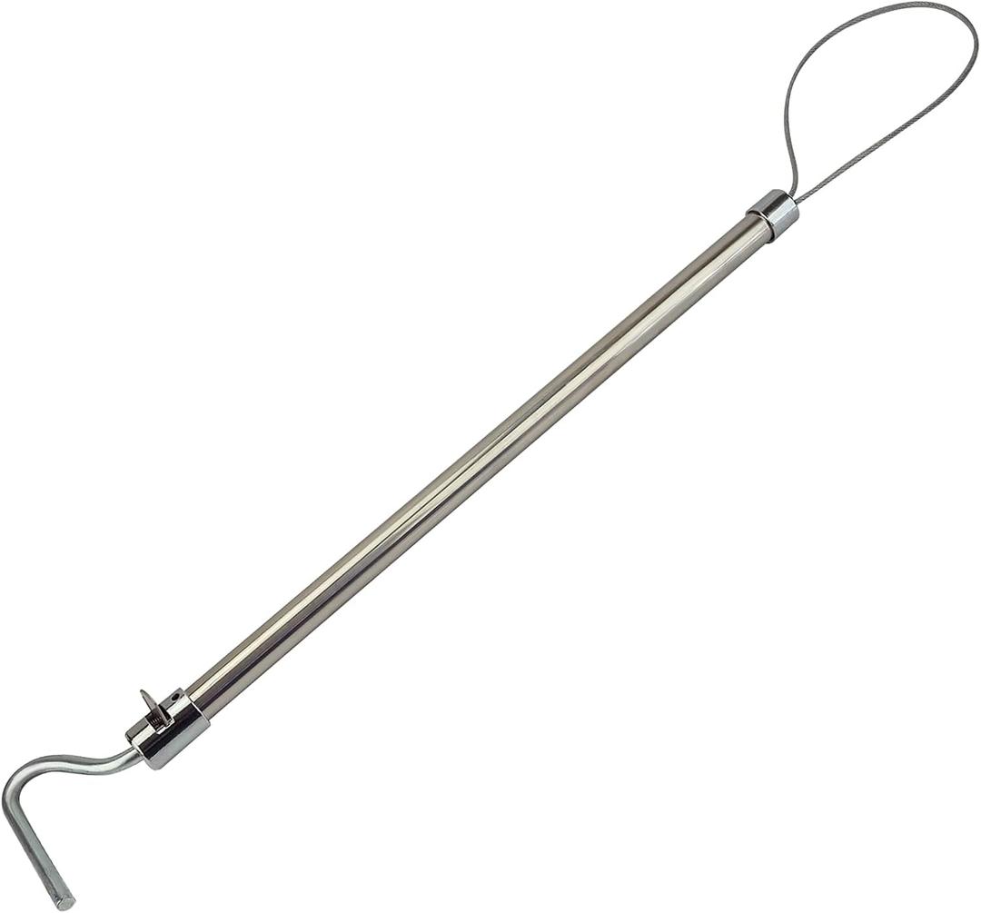 Heavy Duty Hog Catcher Snare Stainless Steel Pig Holder Pig Swine Catcher Pole Animal Catch Pole Catcher Tool
