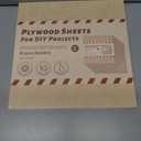 Rowood 4 Pack Birch Plywood 1/4,12x12x1/4inch,Birch Plywood 6mm Wood Sheets Thin Unfinished Wood for Laser Cutting and Engraving,DIY Adult Craft Project Kits for Ornaments, Models Drawing