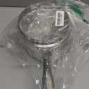 Cyrosa 2.0 Quart Saucepan with Lid, Stainless Steel Sauce Pot with Strainer Lid, Two Side Spouts for Easy Pour with Ergonomic Handle, Dishwasher Safe