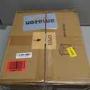 SERWALL Shower Bench, 18" Shower Stool for Inside Shower, HDPE Waterproof Shower Seats for Adults with Storage Shelf & Handles, 360 lbs Capacity- Brown