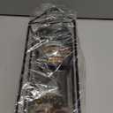 Lanterns Decorative Outdoor 2PCS Living Room Decor Lantern Black Metal Lantern Front Porch Decor Lanterns Decor Indoor with LED Candle Lanterns Decor No Glass for Indoor Outdoor (Small&Large, 2Pcs)