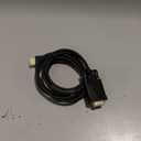 NewBEP HDMI to VGA Cable Adapter with 3.5mm Audio Cord, 1080P HD 6ft/1.8m Gold-Plated HDMI Male to VGA Male Active Video Converter Cord Support Notebook PC DVD Player Laptop TV Projector Monitor