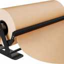 DIY Crew 24 Inch Paper Roll Dispenser and Cutter - Heavy-Duty Wall Mountable, Non Slip Tabletop - Kraft, Freezer, Butcher Paper - Up to 1000ft Rolls