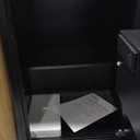 3.4 Cubic Home Safe Fireproof Waterproof, Fire Safe Box for Home with Digital Keypad, Key Lock and Alarm System, Anti-theft Security Safes Water and Fireproof for Document Medicine Money Valuables