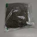 Womens High Roller Overalls Denim Dress Loose Casual Sleeveless Mini Pinafore Jean Romper Skirtall with Pockets (Green)