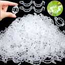 300 PCS Plant Support Clips,Garden Trellis Clips,Tomato Trellis Clips for Vine,Vegetables,Beans,Fruits,Rose to Grow Upright and Healthier
