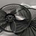 Lasko Oscillating Cyclone Pedestal Fan, Adjustable Height, Timer, Remote Control, 3 Speeds, for Bedroom, Living Room, Home Office, 18", Black, 1843