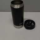 Huron VacuumInsulated Stainless Steel Travel Mug, 16oz Licorice  LeakProof Lid for Hot/Cold Beverages, Fits Most Cup Holdersand Brewers