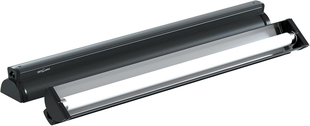 REPTI ZOO T8 UVB Lighting Fixture for Reptiles,18W Reptile Lighting Combo Kit Desert 10.0 Terrarium Hood Light Fixture for Bearded Dragon Tortoise Lizards Reptile & Amphibian(24inch)