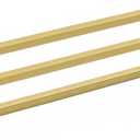 Goldenwarm Kitchen Cabinet Handles Brass Drawer Pulls - LSJ12GD458 Kitchen Drawer Handles Knobs and Handles for Dresser Drawers Gold Pulls 10 Pack