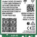 WiFi 6E Wireless Card Intel AX210 NGW Bluetooth 5.3 Tri-Band 5400Mbps Network Adapter for Laptop Support Windows 10/11 (64bit) M.2/NGFF