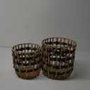 Straw Glass Cover Mug Covers Woven Cup Holder Drinking Cup Sleeve Straw Weaving Cup Sleeves Glass Cup Covers Cup Accessory Multi-Function Cup Cover Cup Protector