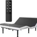 Electric Queen Adjustable Bed Frame with Wireless Remote, Head Foot Incline, USB, Underbed Light - Heavy Duty Platform, Easy Assembly, Zero Gravity - Bedframe Basic with Quiet Motor
