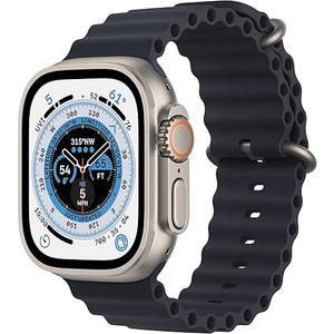 Apple Watch Ultra [GPS + Cellular 49mm] Titanium Case with Midnight Ocean Band, One Size  doesn't work
