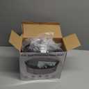 Decflow 1.2Gallon Dog Water Bowl No Spill, 4.5L Large Capacity Spill Proof Dog Bowls with Transparent Floating Disk, No Splash Slow Drinking Dog Bowl for Sloppy Messy Drinkers (Clear)