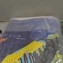 YISUEMEI Watercolor Soccer Sherpa Blanket, Soft and Plush Sports Theme Fleece Throw Blanket for Boys and Girls, 50x60 Inches