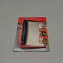 Good Cook Touch 6 Inch Wide Bench Scrape with Scoop, Red and Black